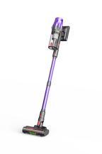 A Sixpad S80 Cordless Vacuum Cleaner with a purple and dark gray body, shown at an angle on a plain white background.