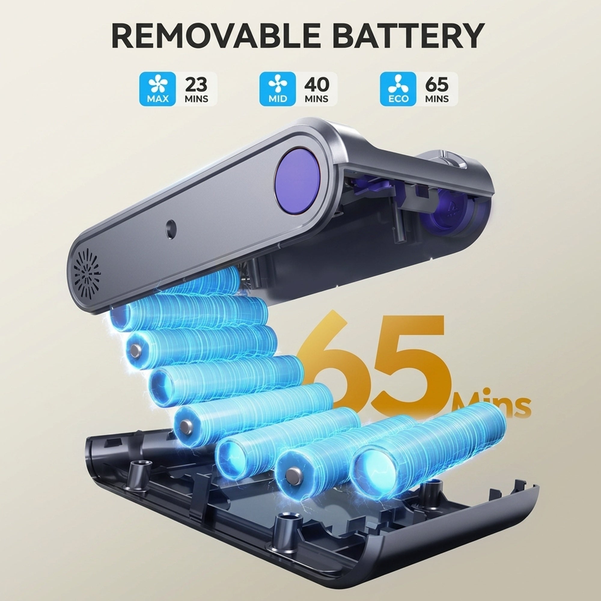Sixpad S80 Cordless Vacuum Cleaner battery