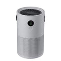 Gray SkyPhis Air Purifier with a digital display on a white background