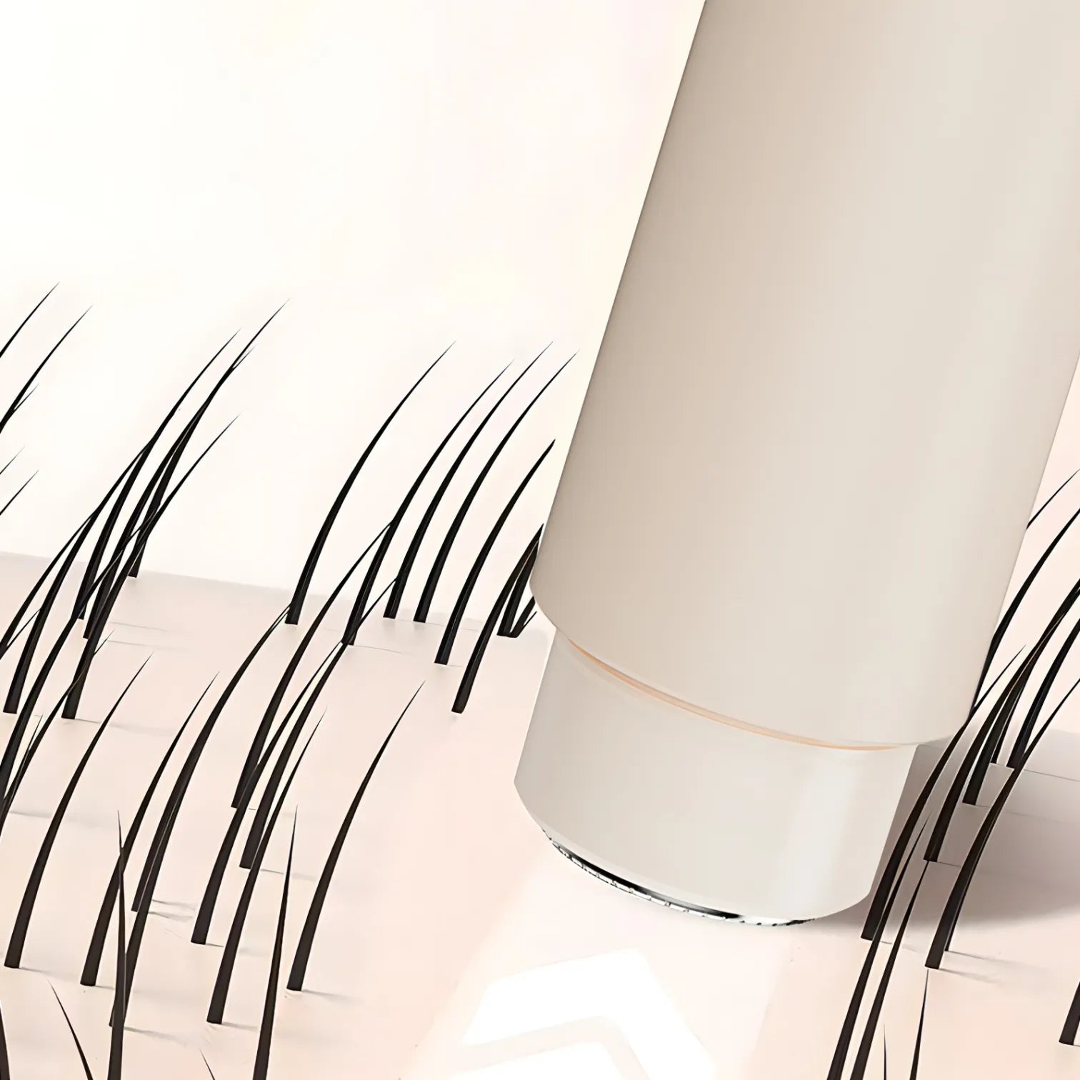 White Trovoro Lady Shaver with black plant-like structures on a light background