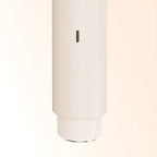 White Trovoro Lady Shaver with a metallic accent on a light pink background