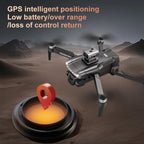 V198 Max Drone 8K  with GPS intelligent positioning feature in a desert setting