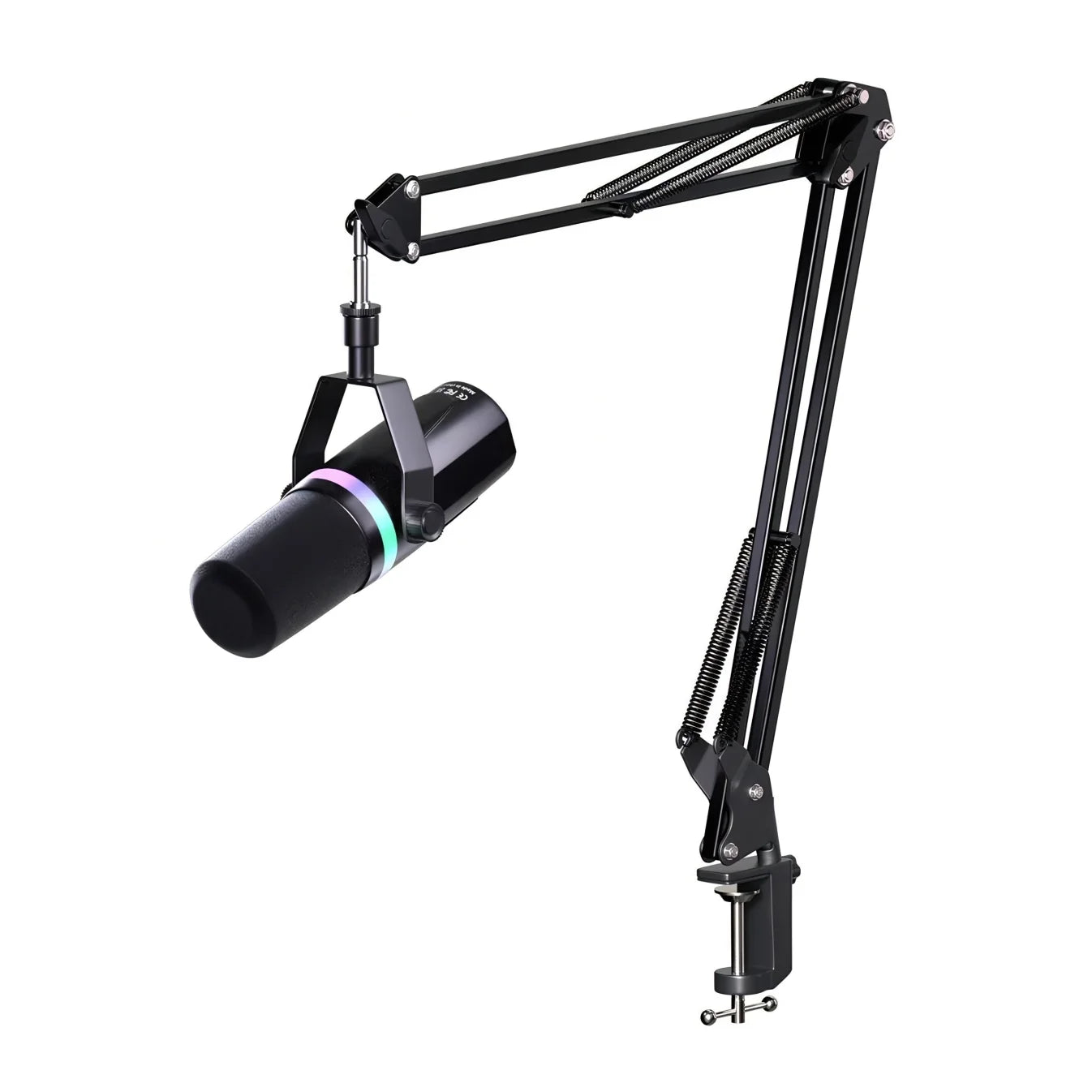 VIOSBO X1 Microphone with a black adjustable arm on a white background