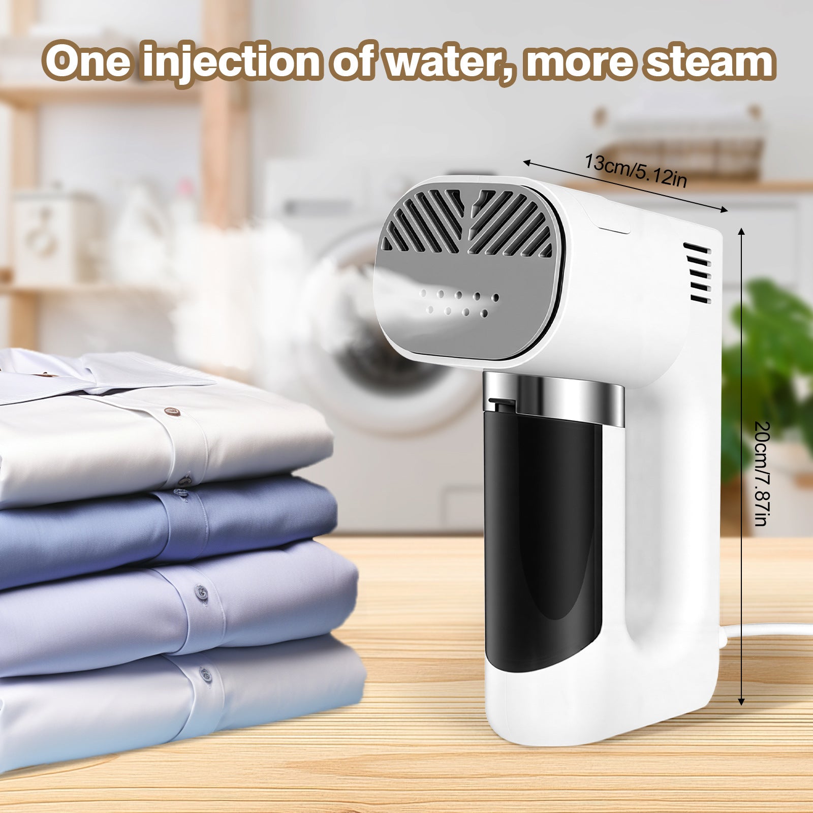 Vapren F2 Garment Steamer carousel 8 - 700g lightweight portable design travel pouch included
