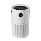 White Veoair Air7 Purifier with digital display on a white background