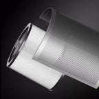 Metallic Veoair Air9 Air Purifier with perforated design on a dark background