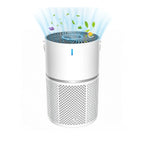 Veoair GL-K8 Smart Air Purifier with a white and blue design on a white background