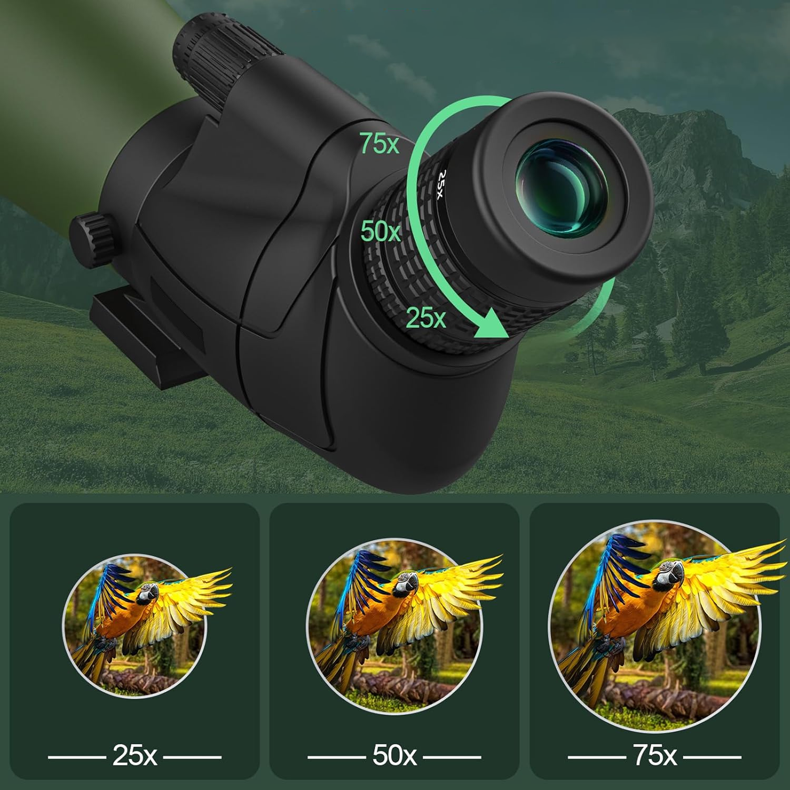 Virelta Spotting Scope Zoom