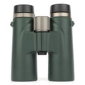 Green Warmax Binoculars with black and silver accents on a white background