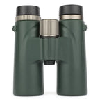 Green Warmax Binoculars with black and silver accents on a white background