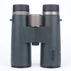 Green WildiView Binoculars with silver accents on a white background