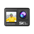 ZinoxCam Action Camera with 5K and 30FPS display on a green background