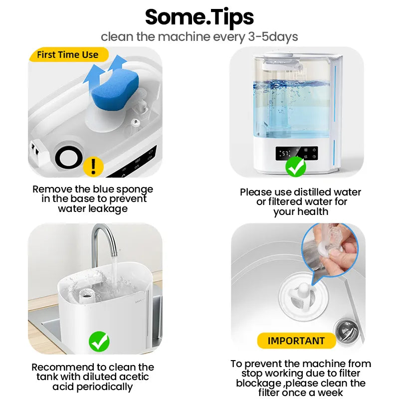 Zynova Humidifier tips