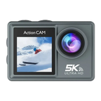 Nordzens Action Camera with 5K Ultra HD label on a white background