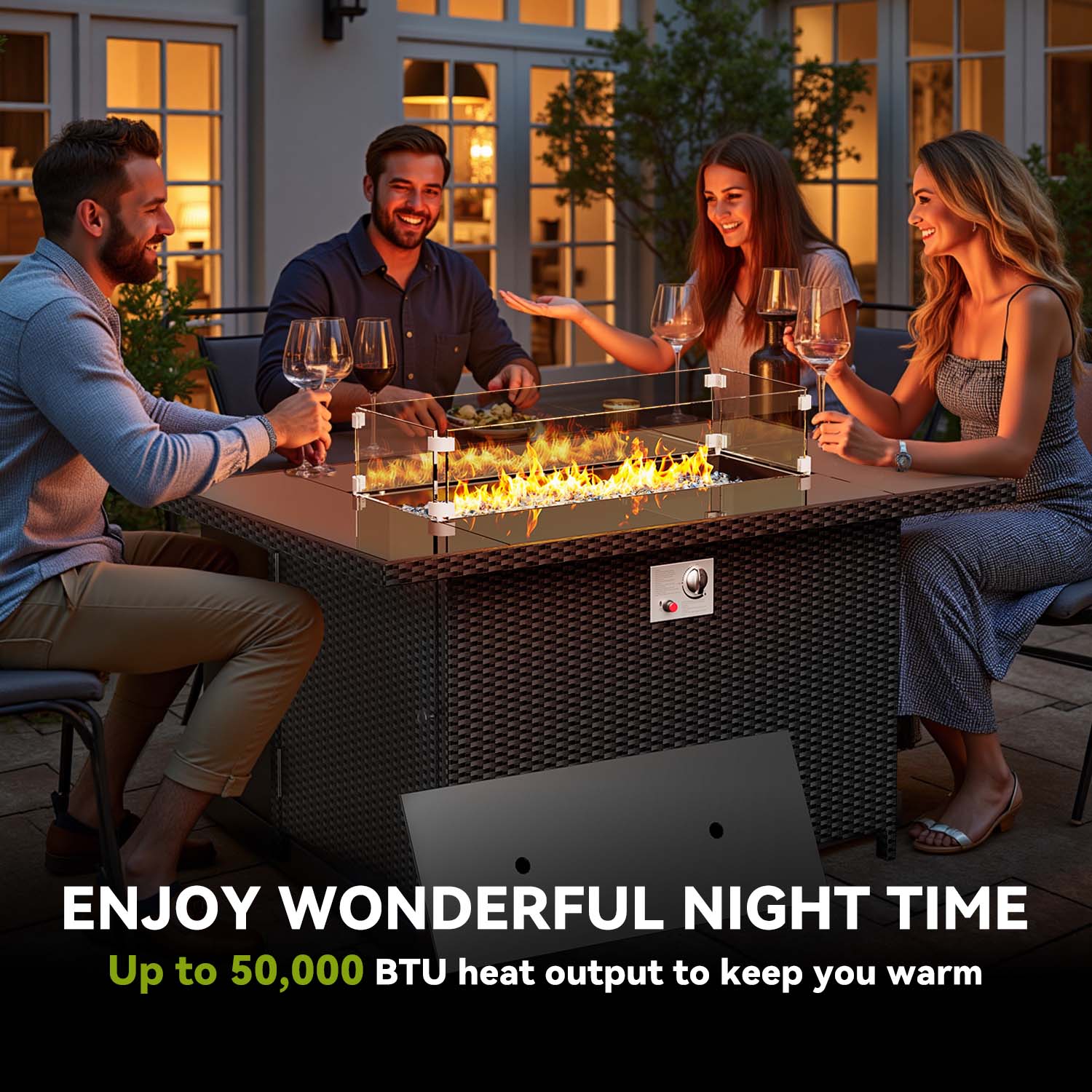 EmberLux™ Propane Fire Pit Table