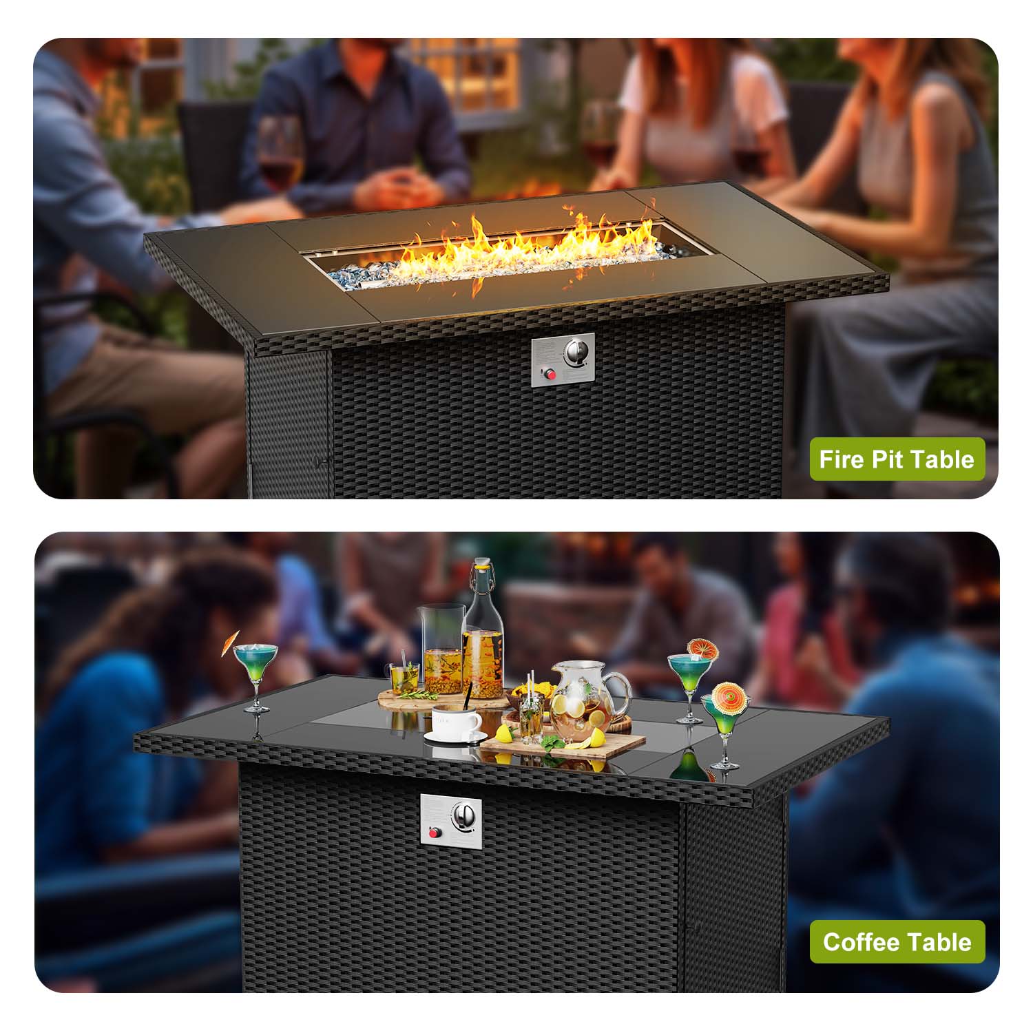 EmberLux™ Propane Fire Pit Table