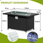 EmberLux™ Propane Fire Pit Table