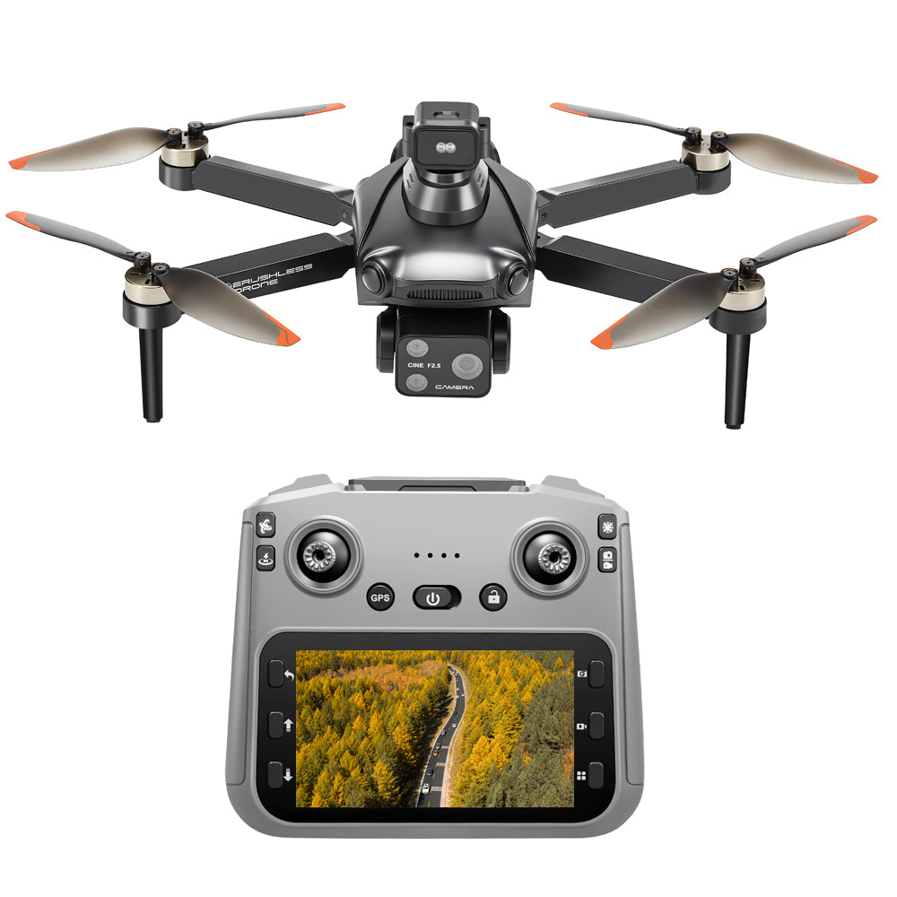 zimo air s7 drone uk with propellers and a remote control device on a white background